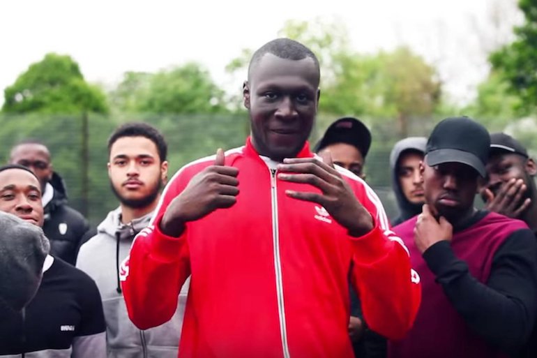 stormzy red adidas tracksuit