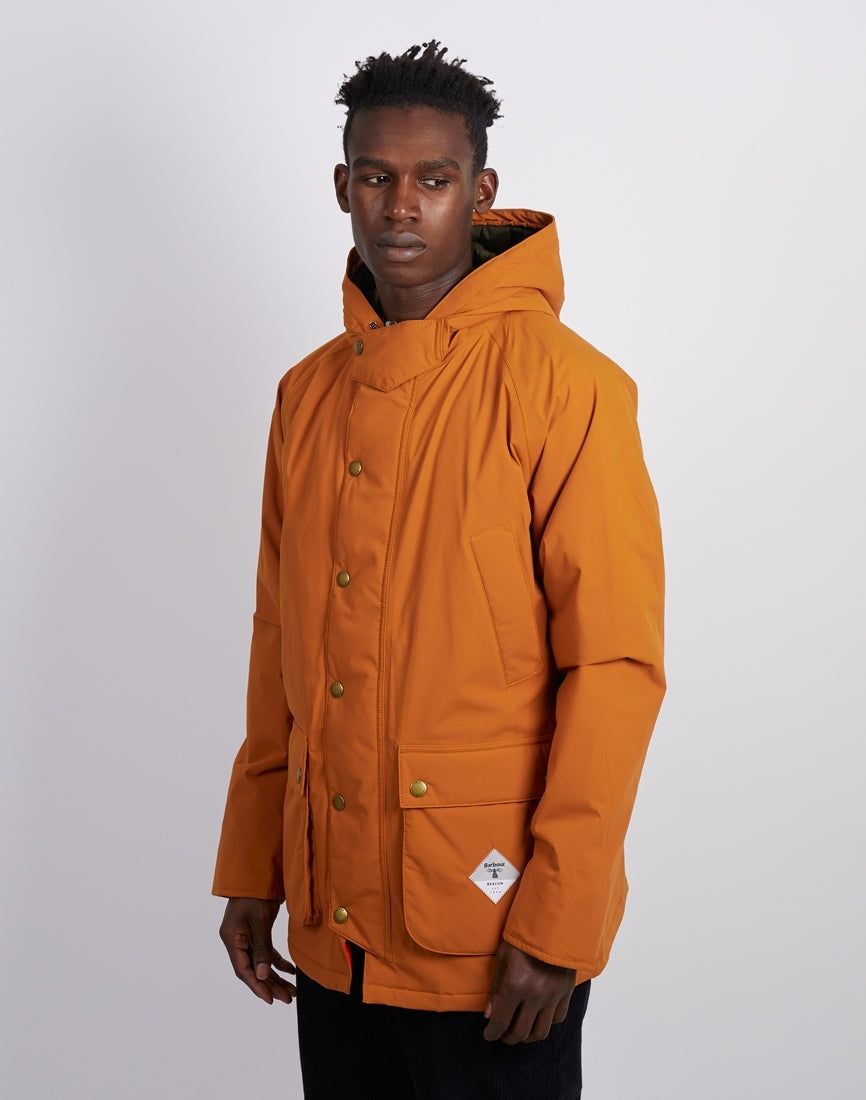 barbour beacon fell jacket orange