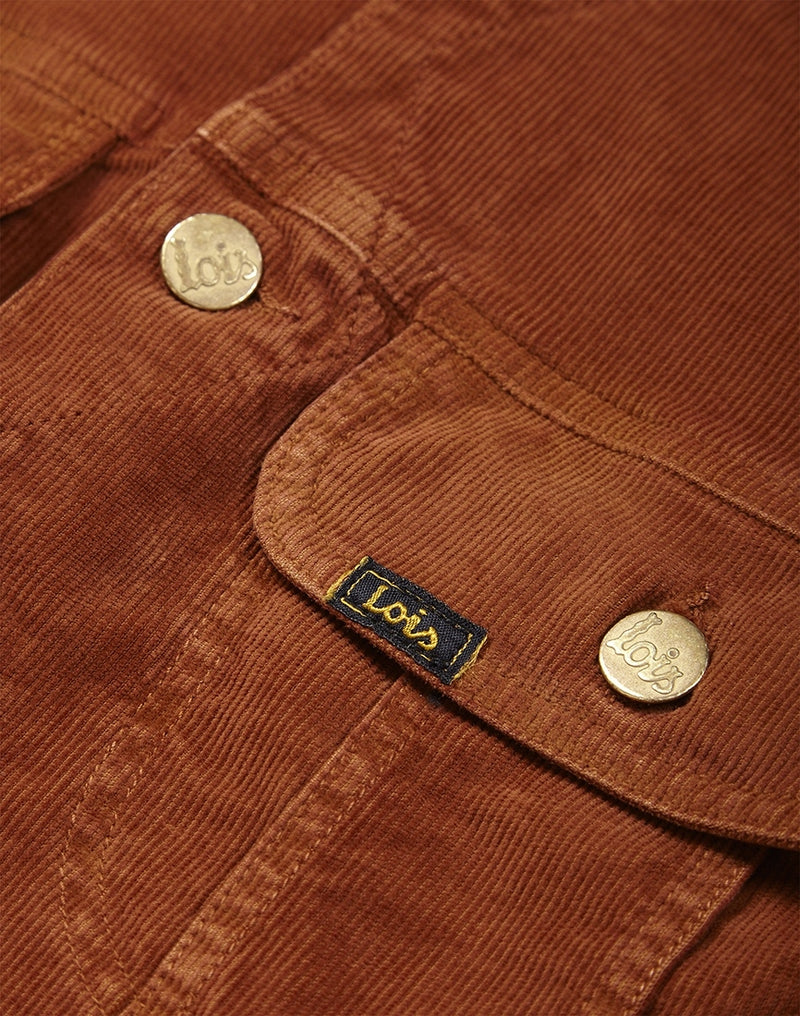 Lois Jeans - Tejana Western Jacket Needle Cord Brown