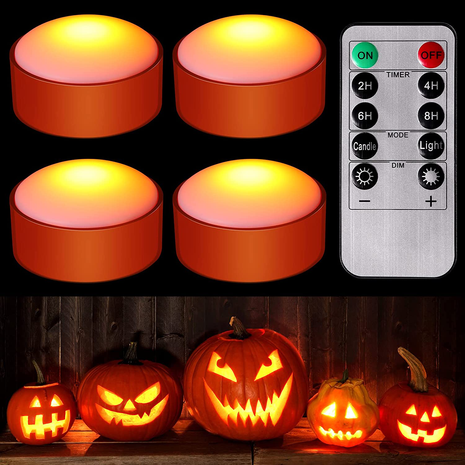 battery operated led lights for pumpkins