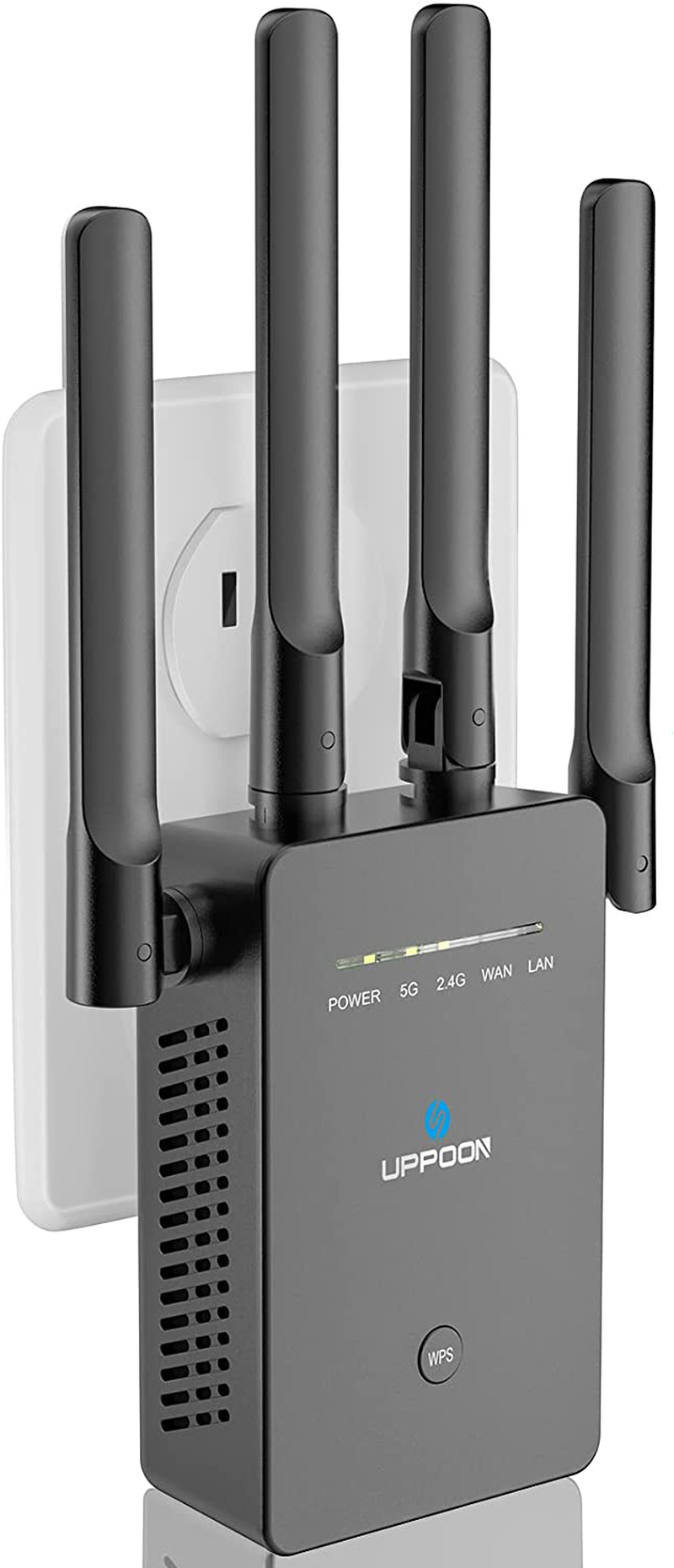 UPPOON WiFi Extender Signal Booster For Home 1200Mbps Internet Booste 
