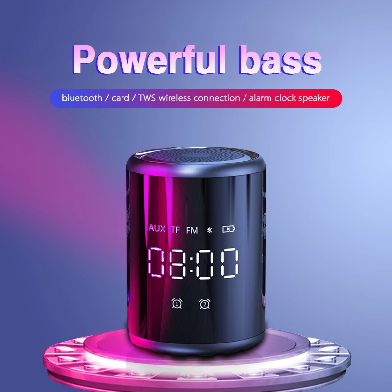 loud bluetooth alarm clock