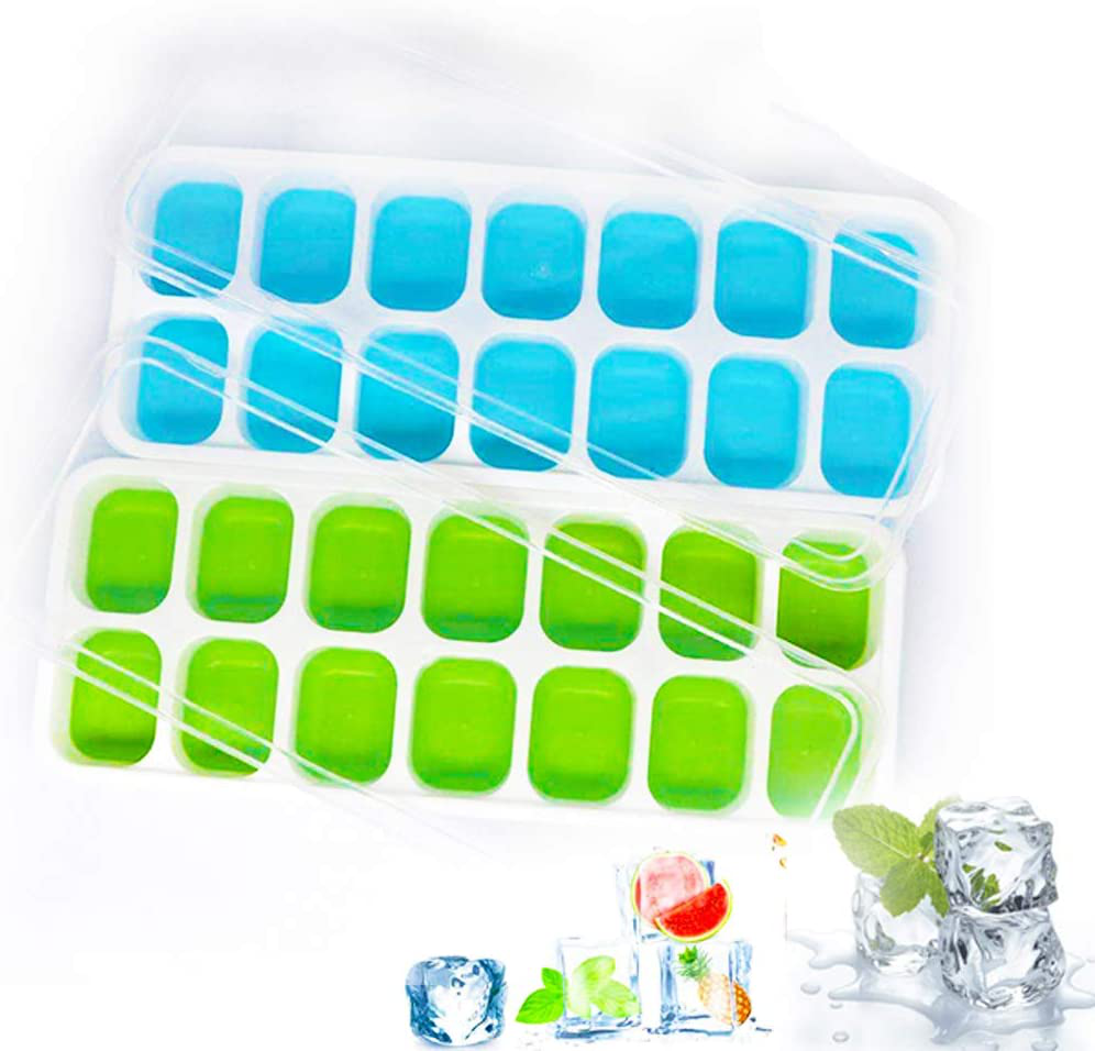 Ice Cube Tray 3 Pack Silicone Ice Trays Easy Release Flexible 15 Ice C Reliable Store