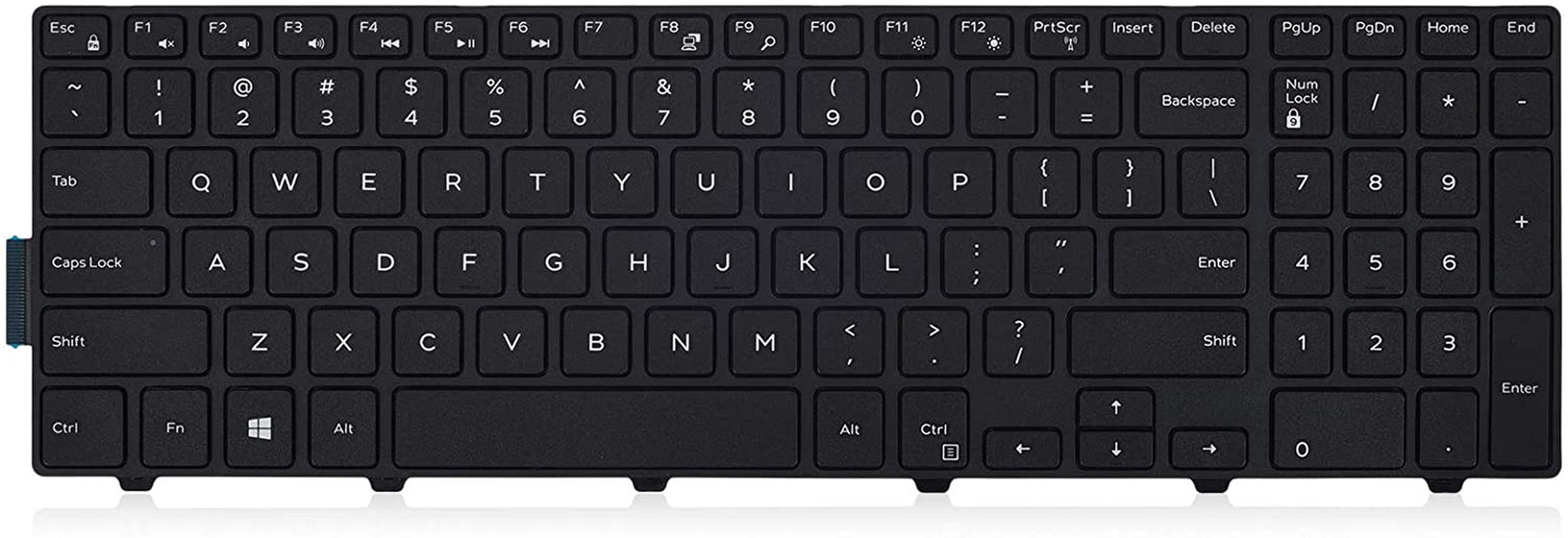 dell inspiron 15 keyboard replacement price