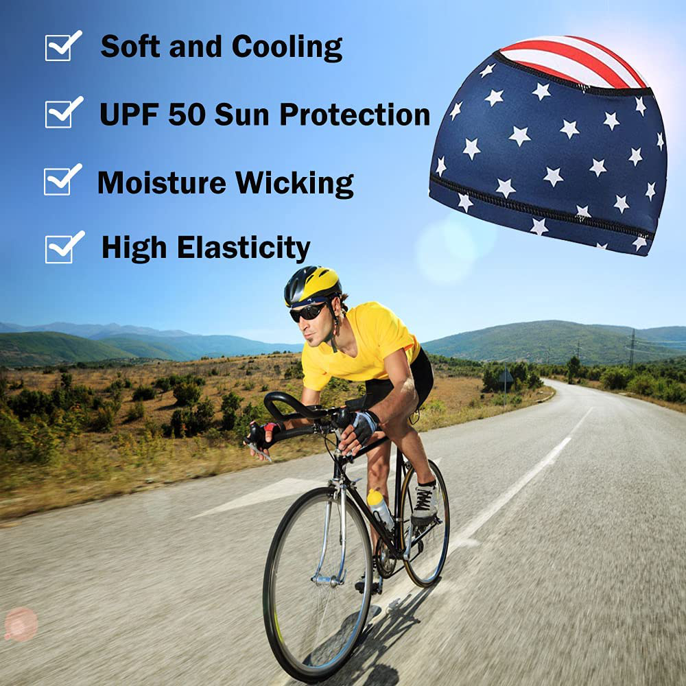 Sale 59 Off Cooling Skull Cap Helmet Liner For Men Sweat Wicking Bike Cycling Www Lared Mx