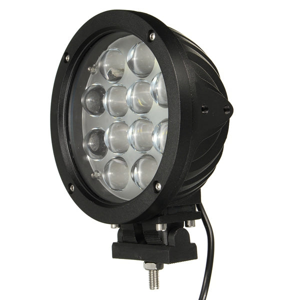 60W 7inch LED Work Light Spot Beam Lamp for 4WD Off Road ATV SUV 6000K 4200LM