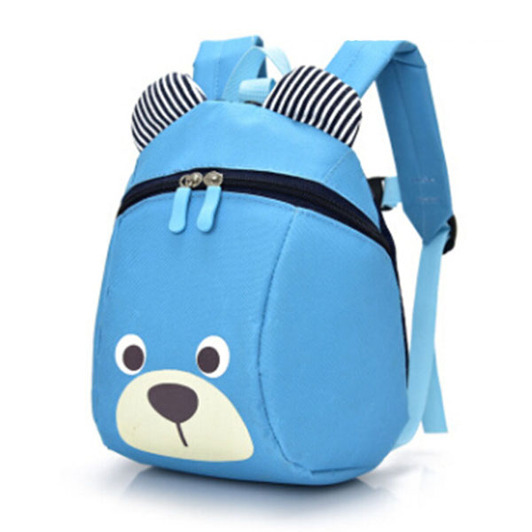 Children's Little Bear Backpack Nylon Cloth Anti-Lost Waistband Kids B ...