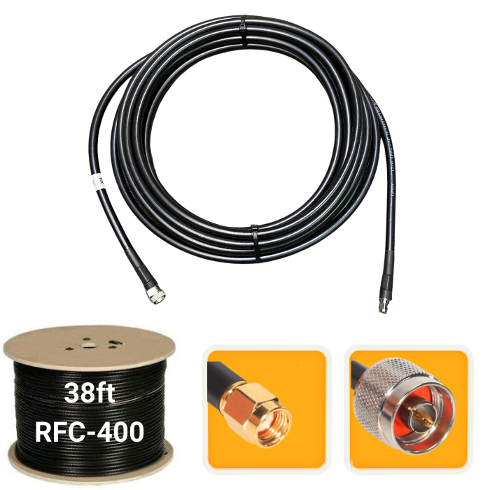 3M Largo RF Cable Fly Antena Coaxial Cable TV Macho A M Extensión