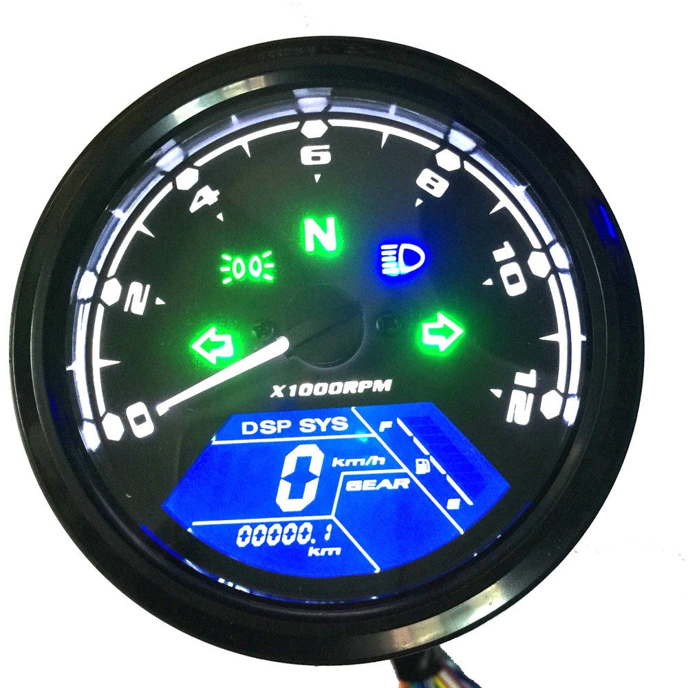 how to read a motorcycle odometer