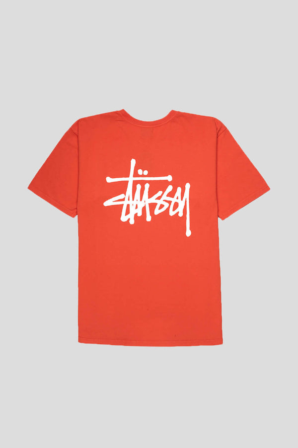 大人気》stussy☆ステューシー SSリンク刺繍 ペイント仕様 変形