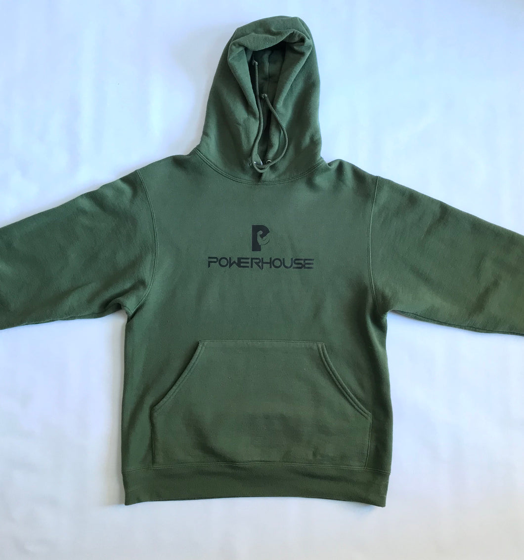 olive drab hoodie