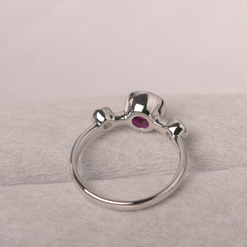 Ruby 3 Steen Ring Ring | Luo
