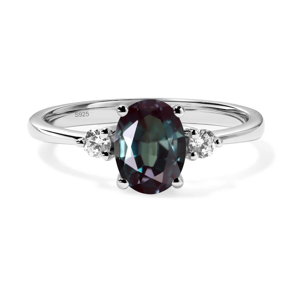 Oval Cut Alexandrite Turtle Ring | LUO