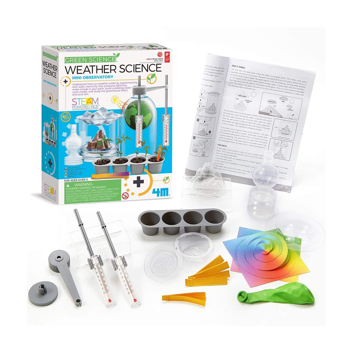 hand2mind fizz chemistry science kit for kids ages 8-12, 32 science  experiments and fact-filled