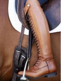 leather riding boots women's fashion