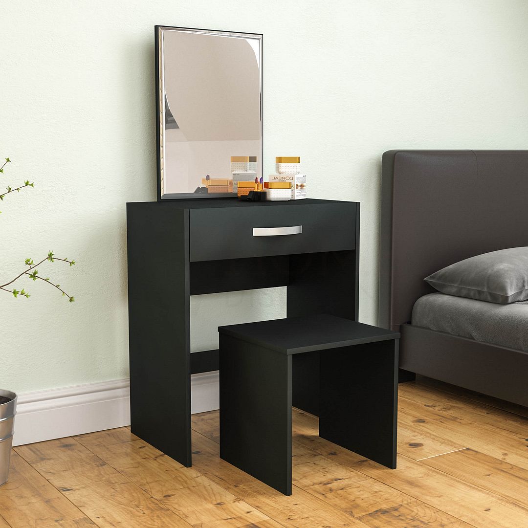 Black Dressing Table Small Dressing Table Modern Dressing Table Shoohouse