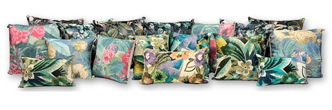 Floribunda collection of floral cushions by Tropique Design