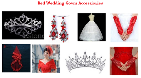 Red Gown Accessories