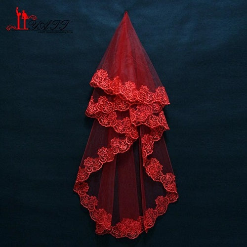 Red Small Veil