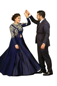 plus size indo western gowns