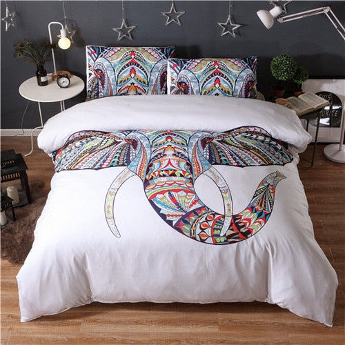 Bedding Sets Elephant Duvet Cover Set Double Queen King Bedclothes