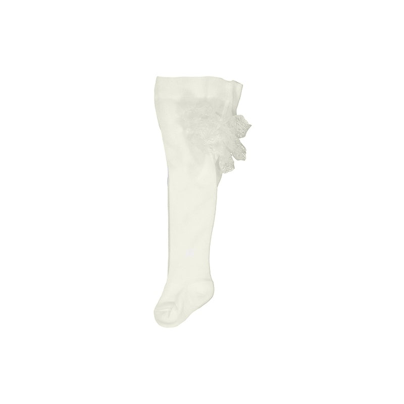 Bow Tights in Off White 10.460 – Kentfield Kids Almonte