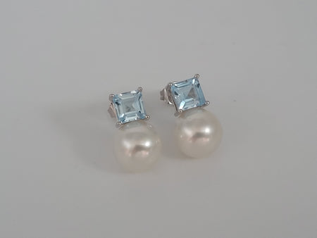 Pearl Royale 18K White Gold, Diamond, Sapphire and South Sea Pearl