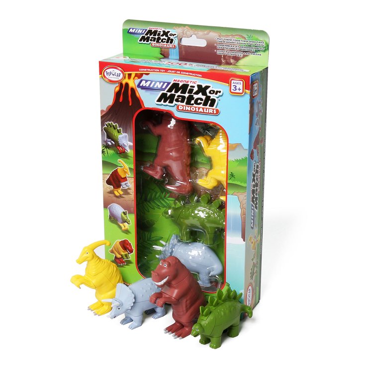 Jouets populaires MINI Magnetic Mix or Match Dinosaurs 2 (2023 NOUVEAU