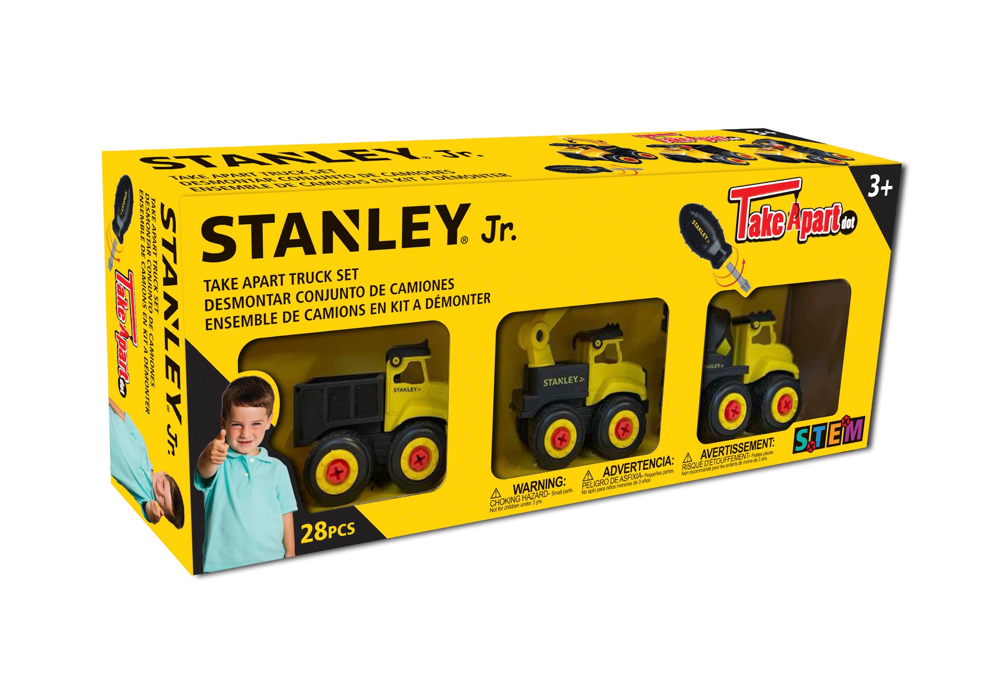 Stanley Jr. Front Loader Kit & 7 Piece Tool Set