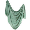 Copper Pearl Knit Swaddle Blanket / Juniper