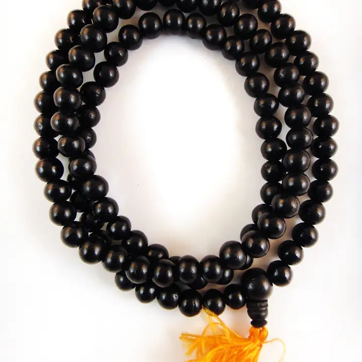 Ebony Mala - 8mm