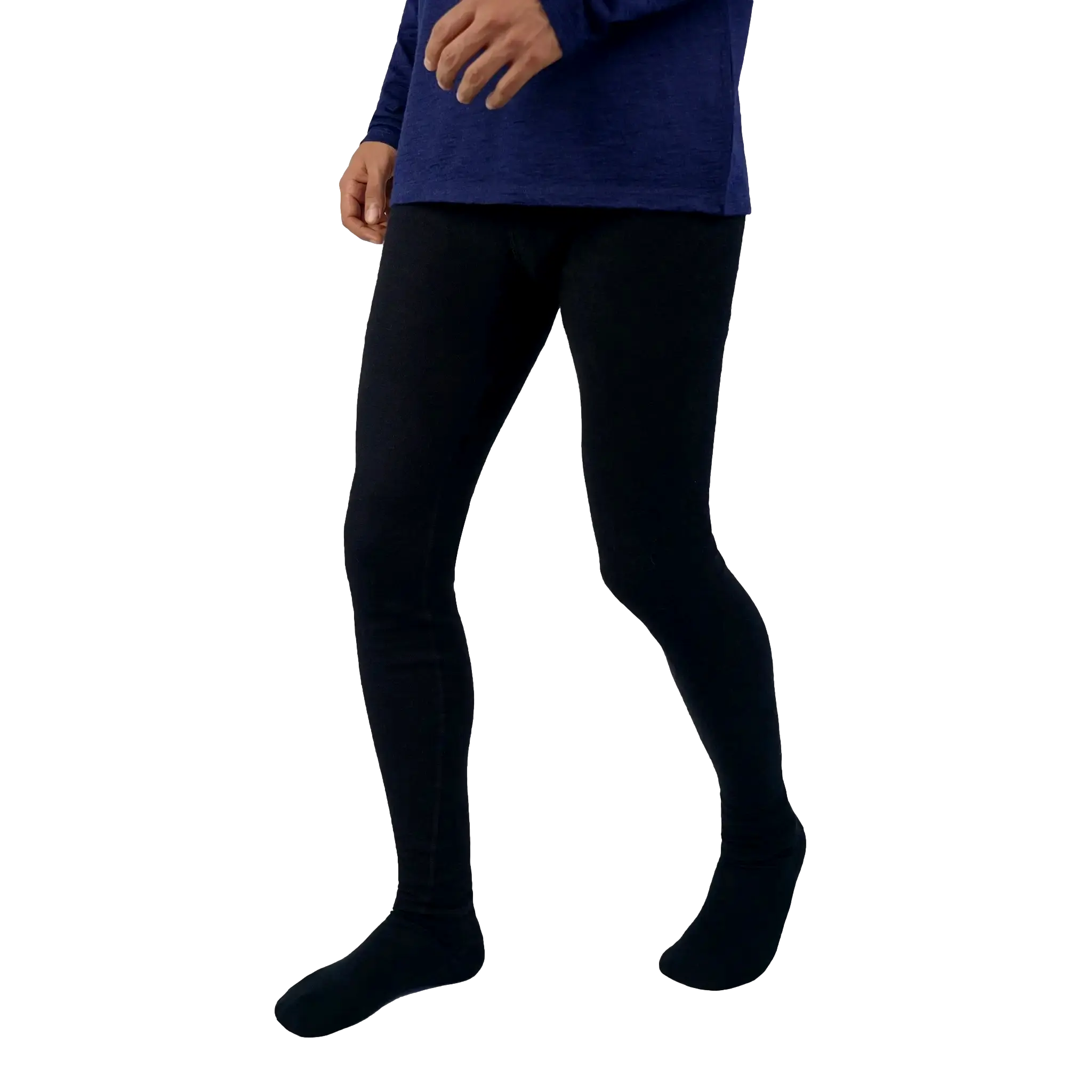 mens functional leggings lightweight color black