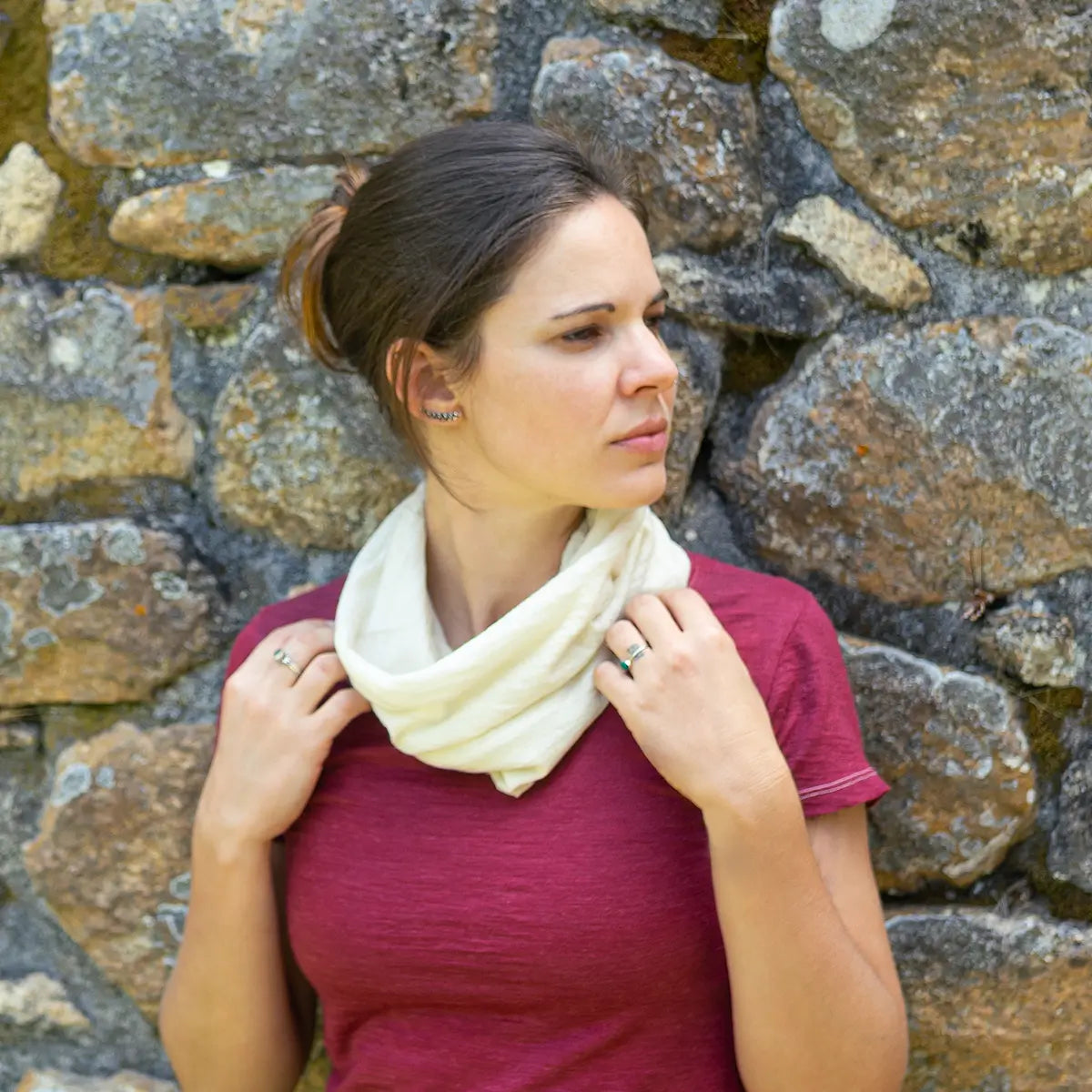 alpaca wool neck warmer