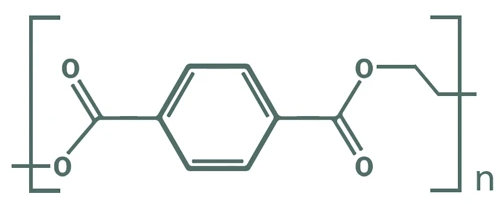 chemical molecule of PET