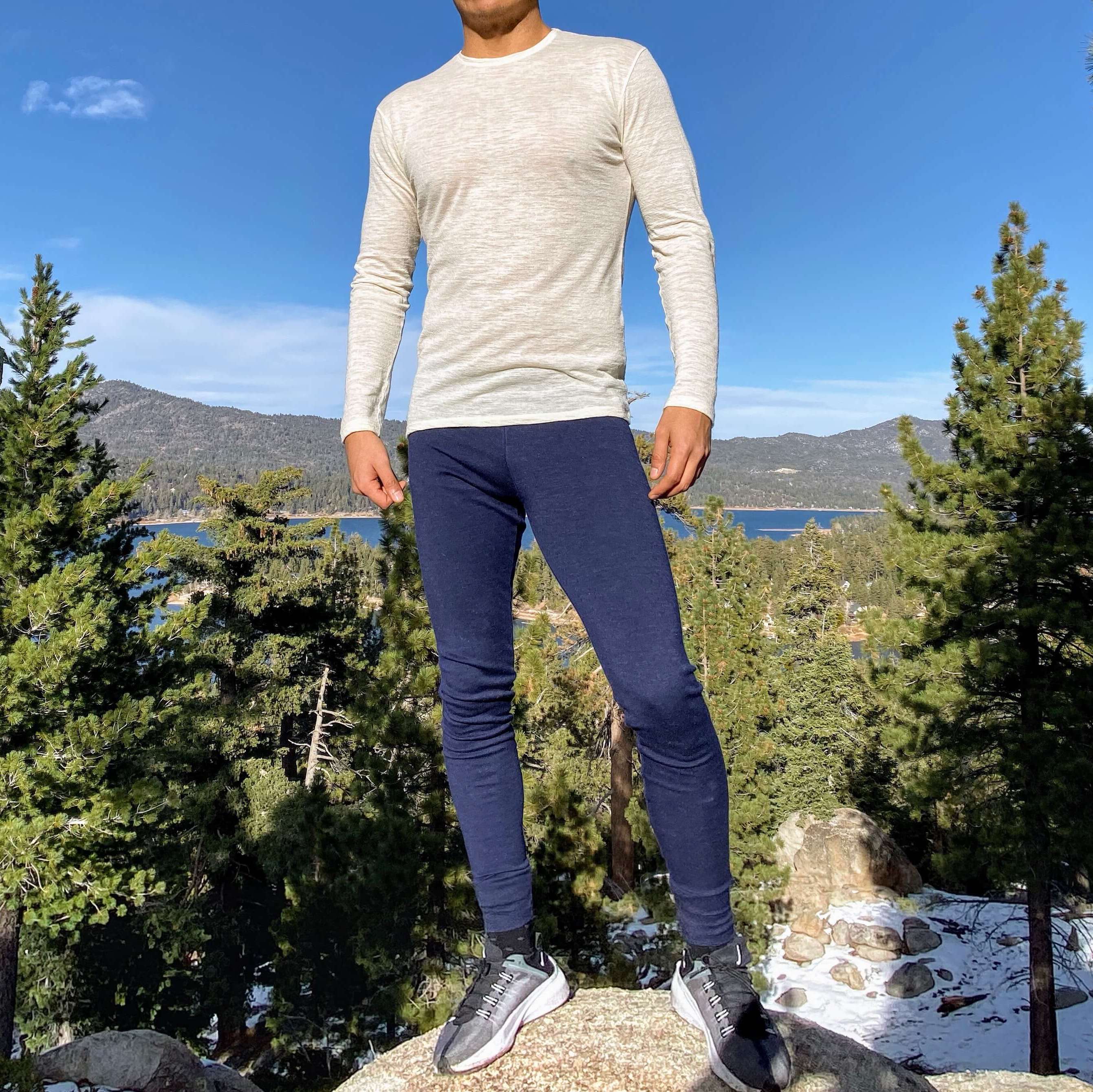 Men's Alpaca Wool Leggings: 230 Lighweight | Arms of Andes