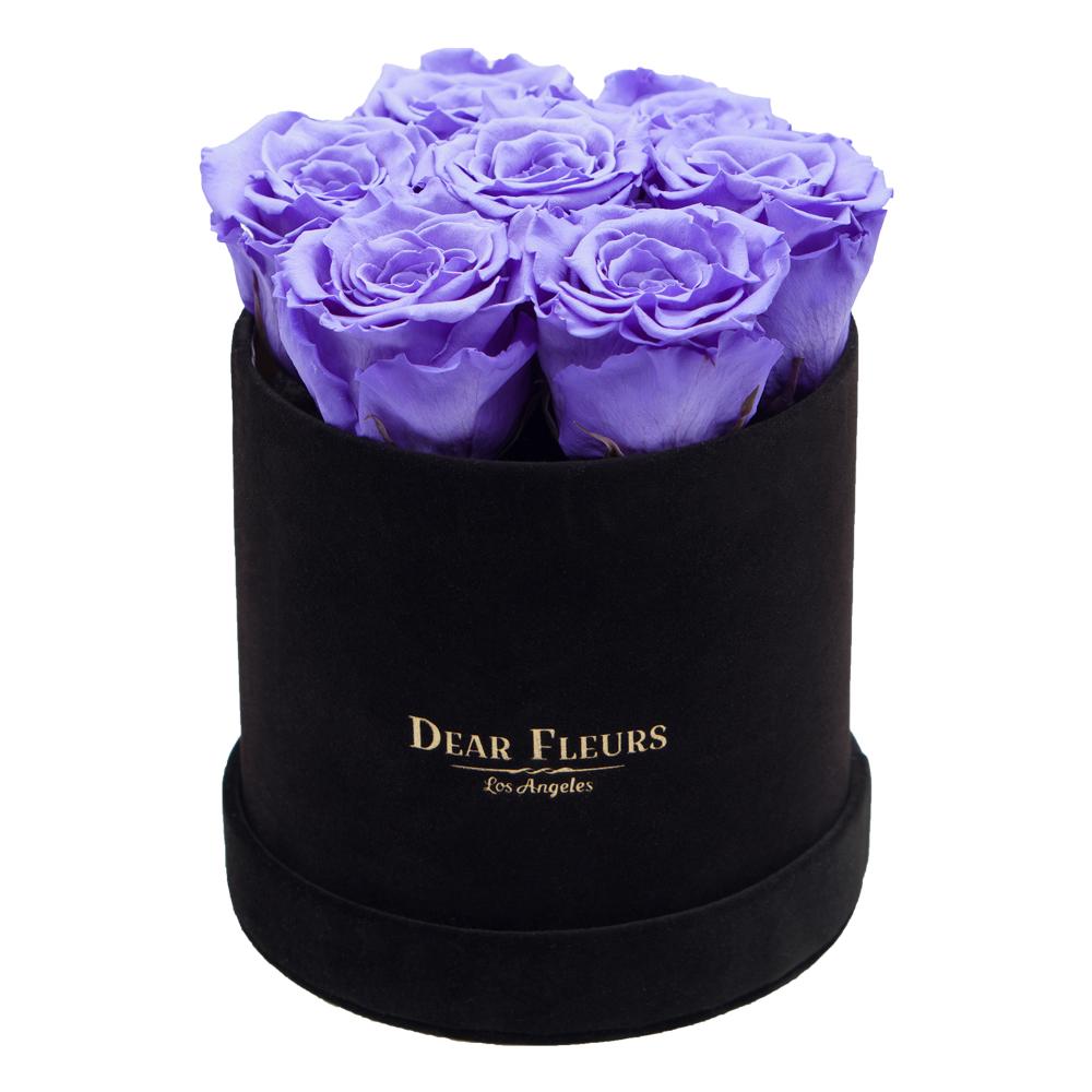 Classic Velvet Roses - Black Box | Dear Fleurs