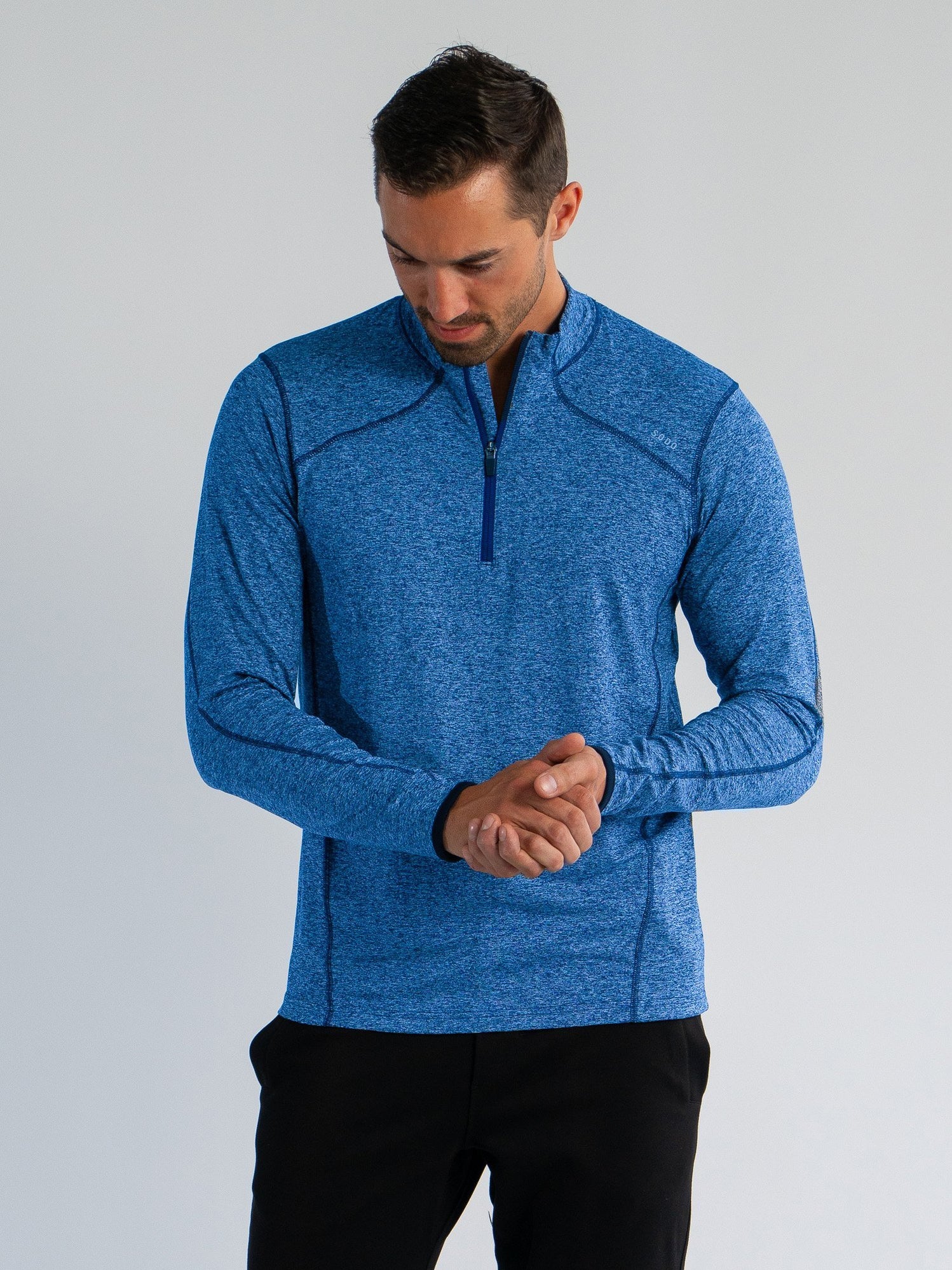 Elevate 1/4 Zip - Ocean Blue - XXL – SODO Apparel