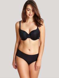 5063 Naturana Plain Moulded Minimiser Soft Cup Bra - 5063 Black