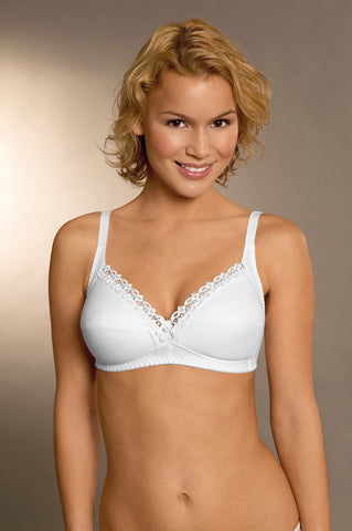 Naturana Non Wired Soft Bra - White