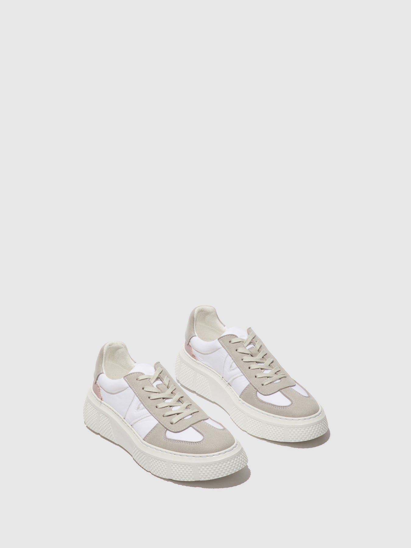 Lace-up Trainers ESSA511FLY WHITE (LILA) – Fly London EU
