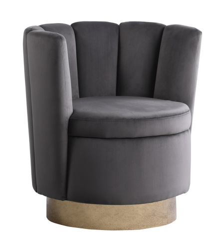 12 Month Rental Plan | Velvet Clam Swivel Chair | $65/mo