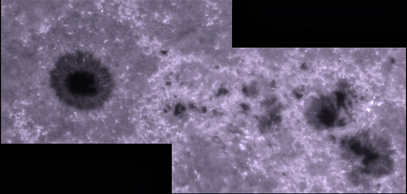 DayStar Calcium Quark filter with 228mm truss tube achromatic refractor & ZWO ASI 174MM © Alessandro Bianconi