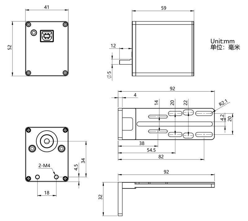 NEW ZWO EAF ELECTRONIC AUTOMATIC FOCUSER 5V schematics