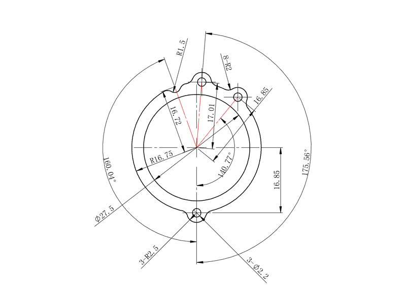 ZWO EFW Mini Filter Masks schematic