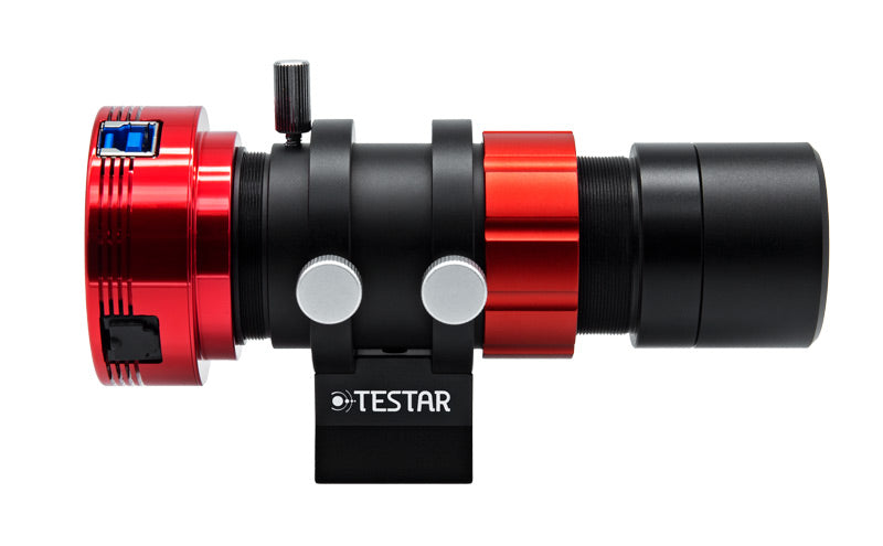 Testar 30mm F/4 Mini Guide Scope with ZWO ASI120MM camera