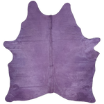 Purple Dyed Brazilian Cowhide - 7'1" x 5'8" (BRSLD135)