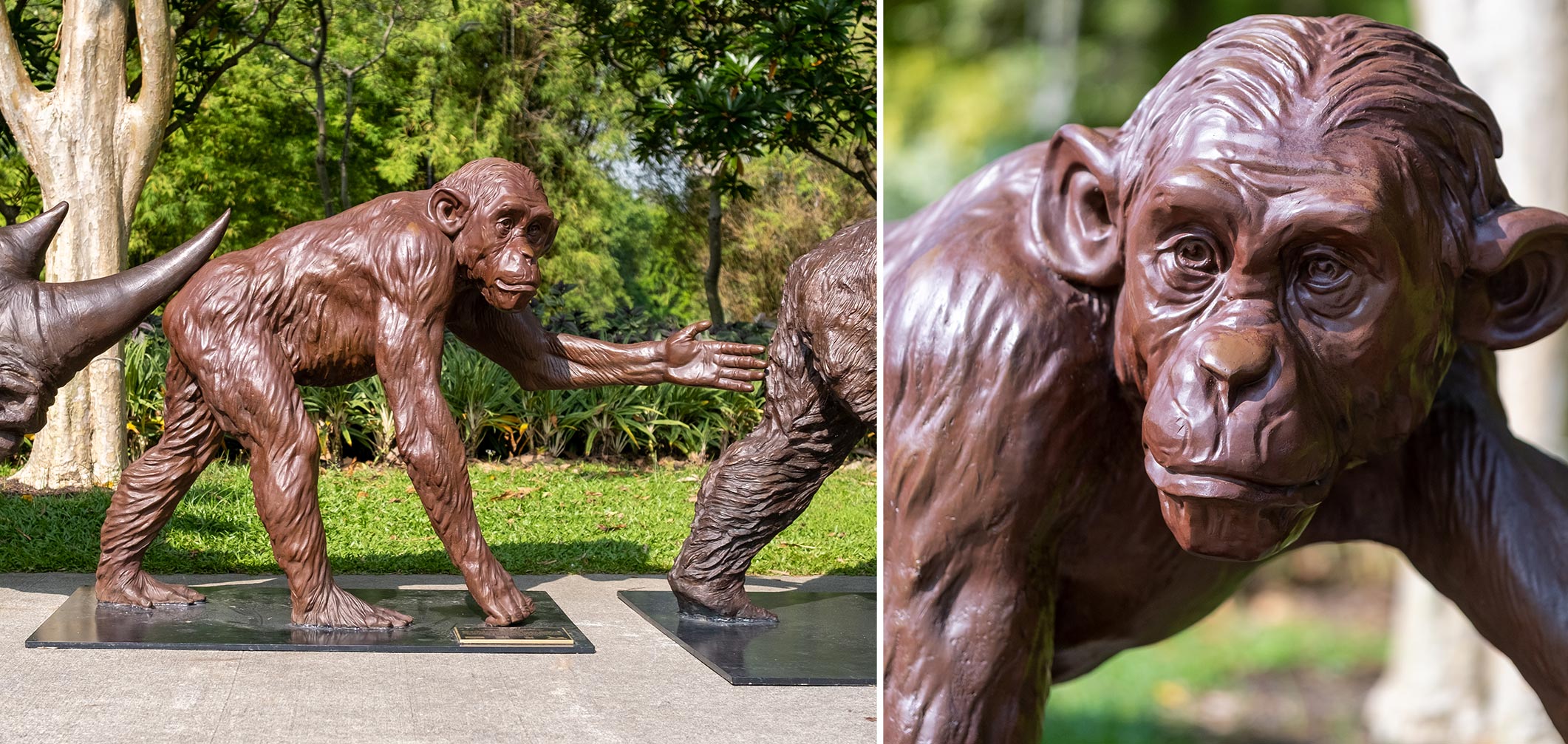 Bronze Gorilla, Chimp & Monkey Sculptures
