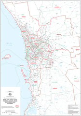 Western Australia Electoral Divisions and Local Government Areas Map ...