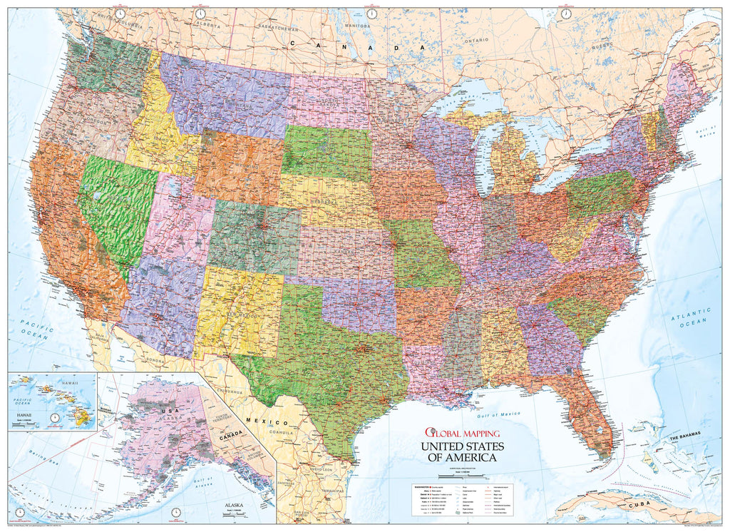 United States Wall Map Buy Wall Map Of Usa Mapworld 3336