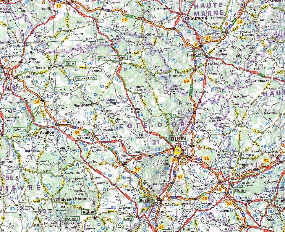 France Road Atlas Michelin Buy Road Atlas Of France Mapworld